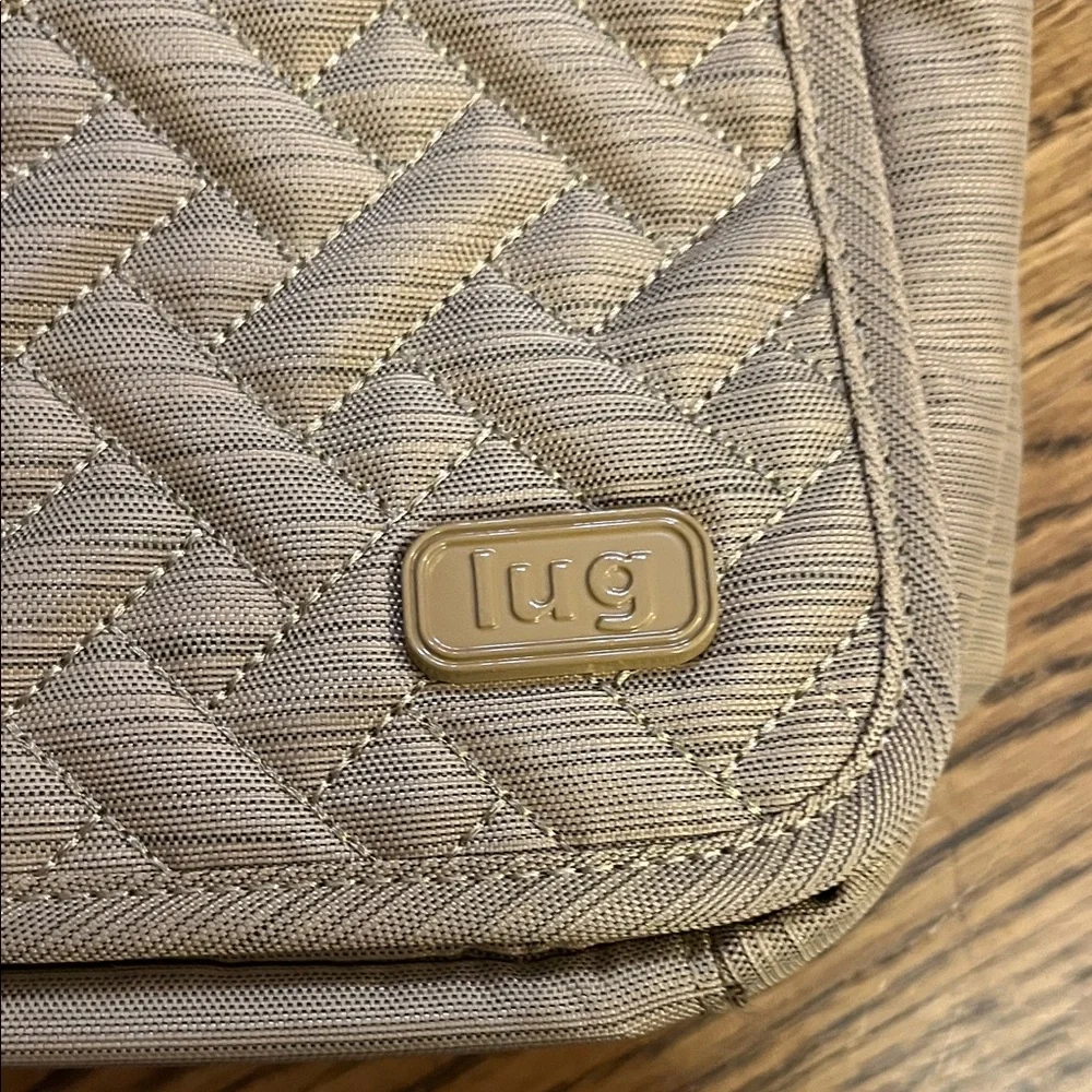 Lug Quilted Crossbody Bag in Beige - Picture 4 of 7
